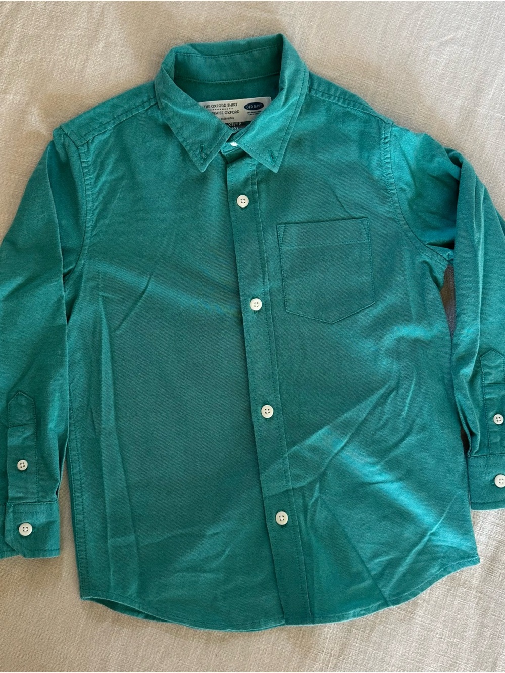 XS Boys Old Navy Teal Oxford Shirt